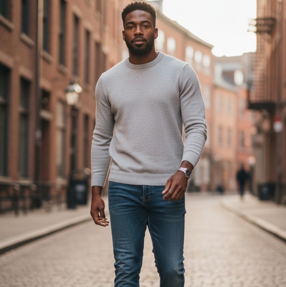 FAHERTY MOVEMENT CREWNECK SWEATER